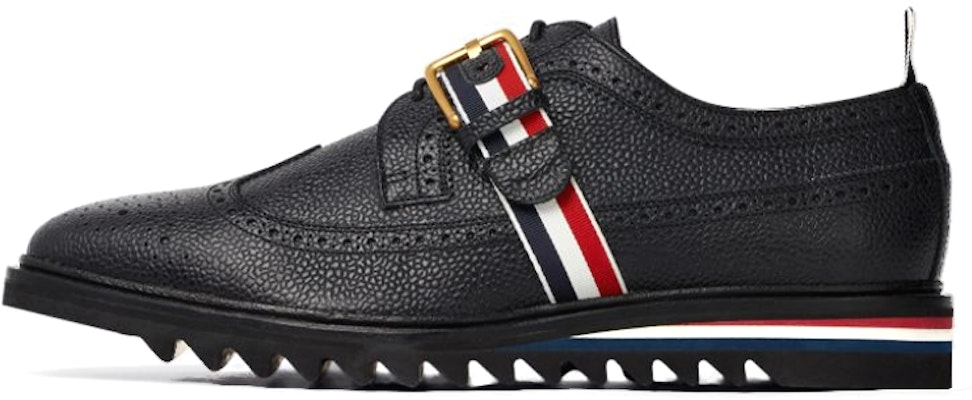 Thom Browne Longwing Brogues 'Black Ribbon' MFD125A00198001 Buy Thom Browne Longwing Brogues 'Black Ribbon' MFD125A00198001