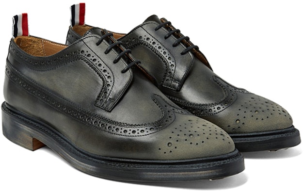 Thom Browne Longwing Brogues 'Pebble Grain Black' MFD002R00003001 Lookbook Thom Browne Longwing Brogues 'Pebble Grain Black' MFD002R00003001