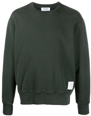 thom-browne-loose-fit-crewneck-sweatshirt-deep-green-fall-season-mjt-262-b-03377-320