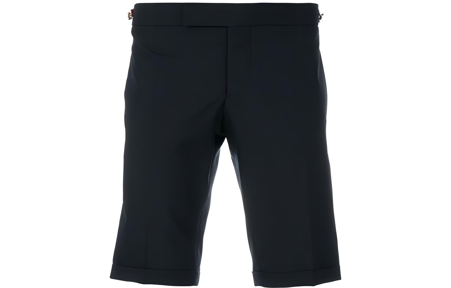 THOM BROWNE Low-Rise Slim Casual Shorts Blue. MTC043A-02872-415