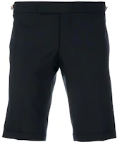 THOM BROWNE Low-Rise Slim Casual Shorts Blue. MTC043A-02872-415 THOM BROWNE Low-Rise Slim Casual Shorts Blue. MTC043A-02872-415