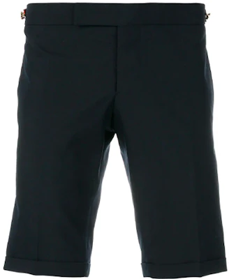 THOM BROWNE Shorts Casuales Slim Azul de Tiro Bajo. MTC043A-02872-415 Order THOM BROWNE Shorts Casuales Slim Azul de Tiro Bajo. MTC043A-02872-415