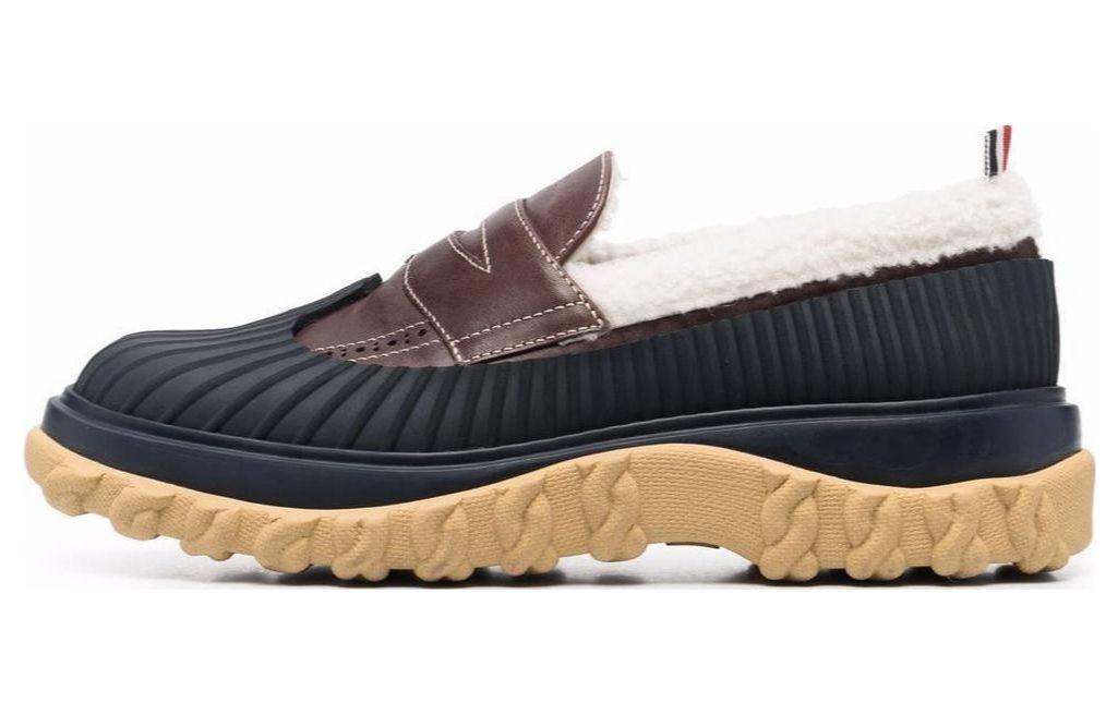 Buy Thom Browne Low-Top 'Black Brown Leather' MFD247A00003205