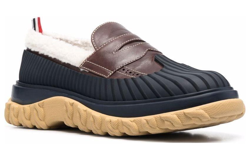 Thom Browne Low-Top 'Black Brown Leather' 圖 3