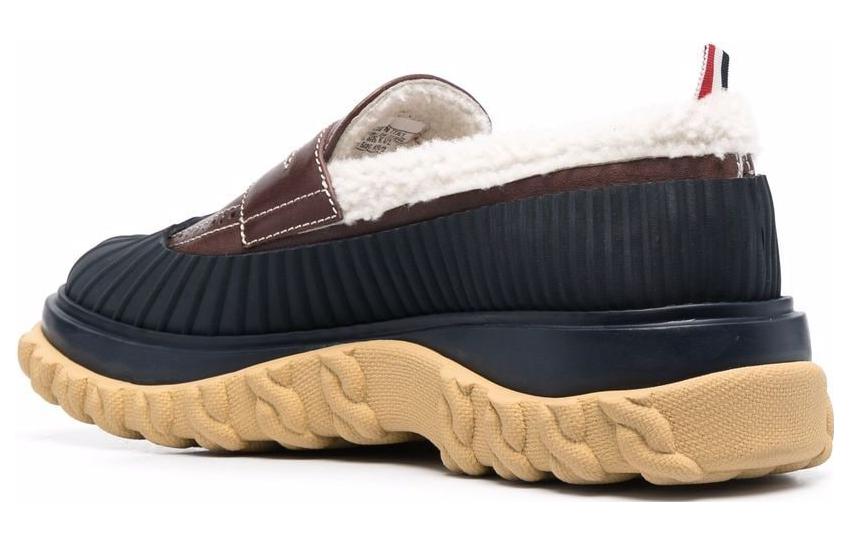 Thom Browne Low-Top 'Black Brown Leather' 圖 4