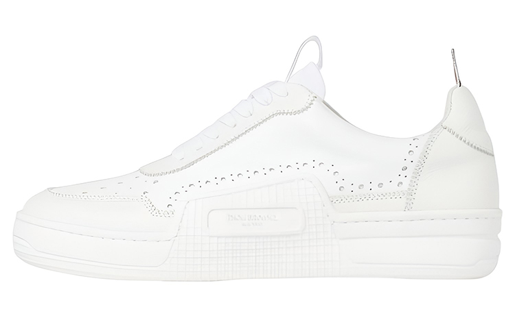 Thom Browne Low-Top Leather Sneaker 'White' MFD199A05584100