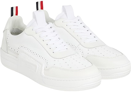 トムブラウン 白 ローカットレザースニーカー MFD199A05584100 Order トムブラウン 白 ローカットレザースニーカー MFD199A05584100