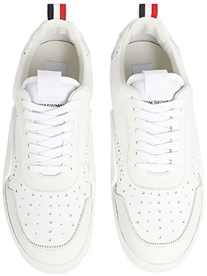 Thom Browne Low-Top Leather Sneaker 'White' MFD199A05584100 Lookbook Thom Browne Low-Top Leather Sneaker 'White' MFD199A05584100