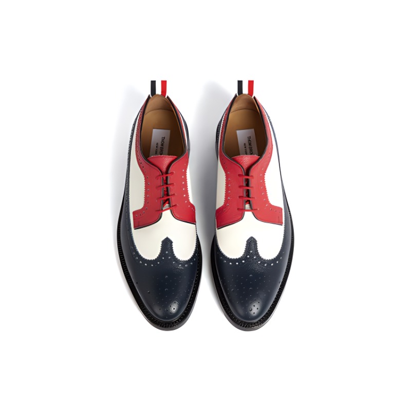 Thom Browne Low-Top Sneaker 'Blue White Red' 圖 3
