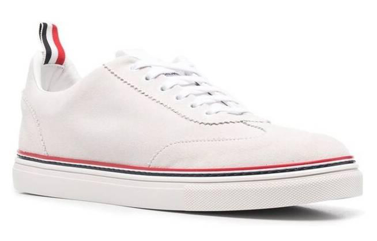 Lookbook Zapatillas Bajas Thom Browne 'Gamuza Blanca' MFD242A03050100
