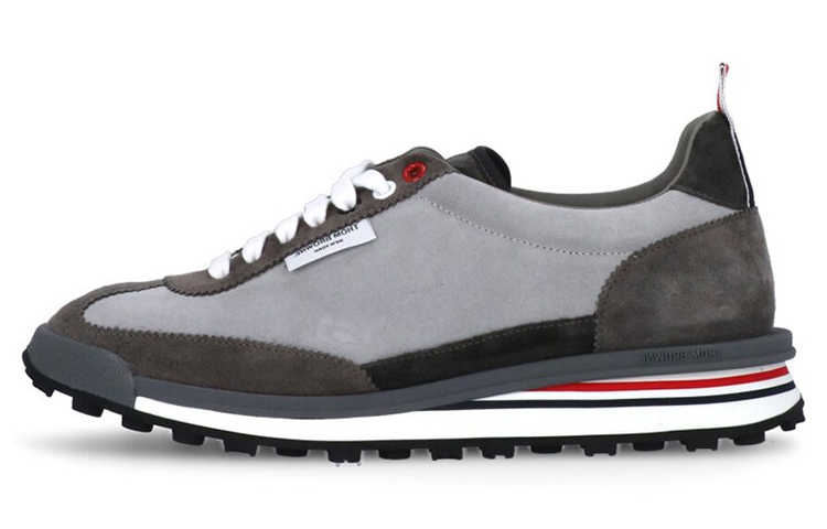 Thom Browne Low-Top Suede Sneaker 'Grey'