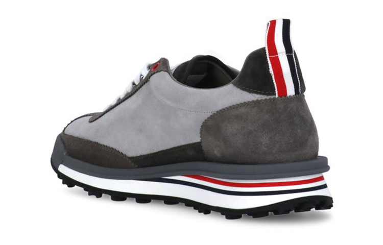 Thom Browne Low-Top Suede Sneaker 'Grey' 圖 4