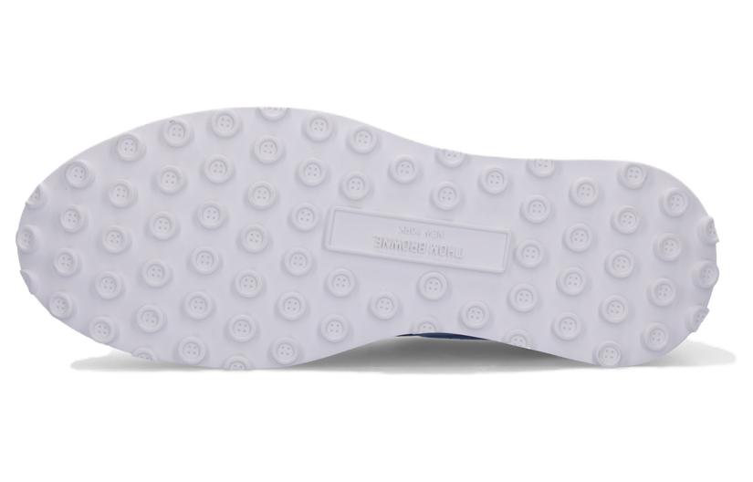 Details for Thom Browne Zapatillas Bajas de Cuero Azul MFD261AL0037413