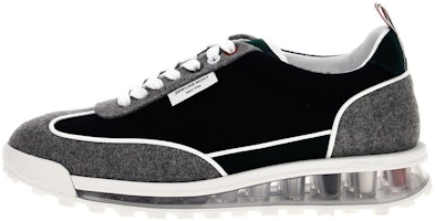 Thom Browne Low Top 'Grey Leather' MFD239B05507311 Thom Browne Low Top 'Grey Leather' MFD239B05507311
