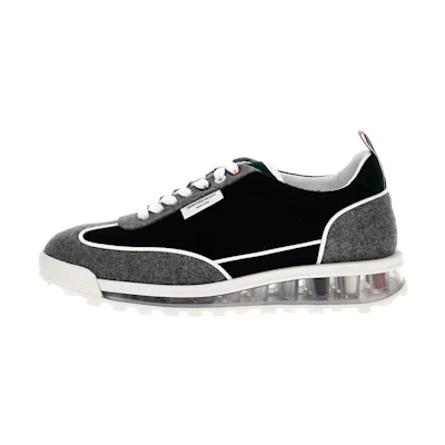 Thom Browne Low Top 'Grey Leather'