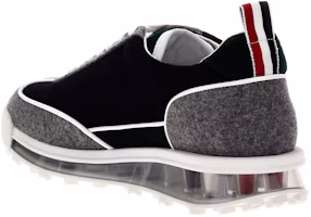 Order THOM BROWNE 汤姆·布朗 皮革 圓頭系帶 低幫 生活休閒鞋 男款 灰色