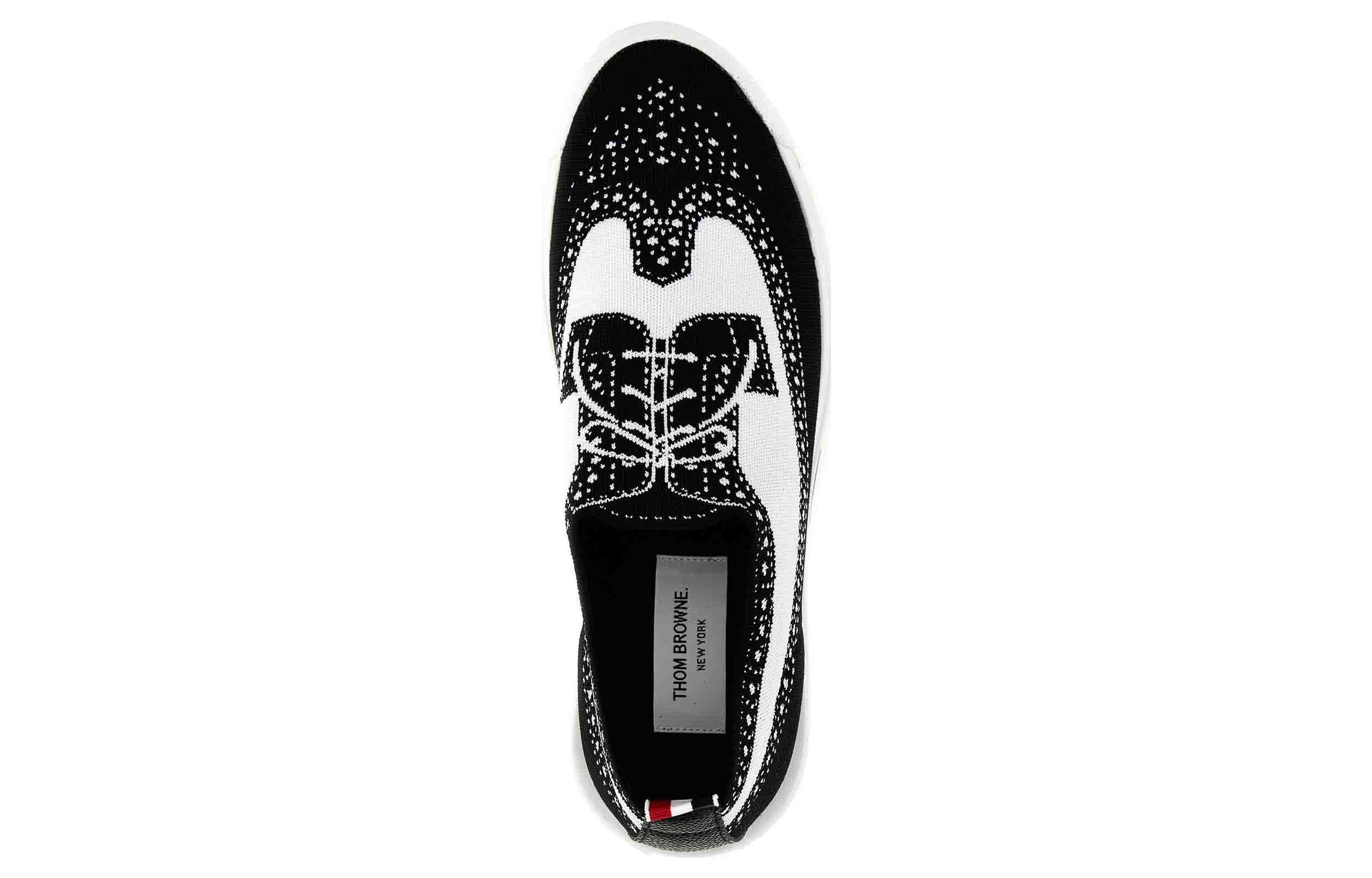 Thom Browne Low Top 'Simple CMFT White Black' 圖 4