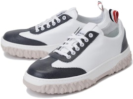 Thom Browne Low Top 'Putih Biru Colorblock' MFD254A05584979 Order Thom Browne Low Top 'Putih Biru Colorblock' MFD254A05584979