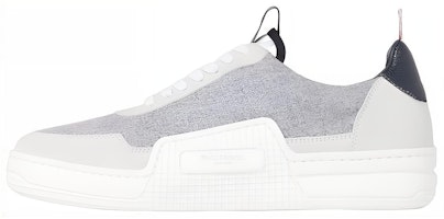 Thom Browne Low Top Lace-Up 'Fashion White Grey' MFD199A02519055 Thom Browne Low Top Lace-Up 'Fashion White Grey' MFD199A02519055