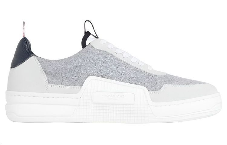 Order Thom Browne Low Top Lace-Up 'Fashion White Grey' MFD199A02519055