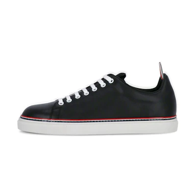 Thom Browne Low Top Leather Sneaker 'Black'