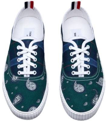 Thom Browne Low Top Sneaker 'Biru Hijau' MFD201AF0415996 Lookbook Thom Browne Low Top Sneaker 'Biru Hijau' MFD201AF0415996