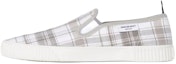Buy Thom Browne Sepatu Sneaker Rendah 'Abu-abu Bergaris Kotak-kotak' MFL064A07848035
