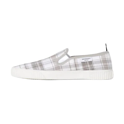 Thom Browne Low Top Sneaker 'Grey Striped Check'