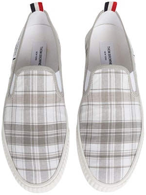 Thom Browne Kasut Low Top 'Kelabu Berjalur Kotak' MFL064A07848035 Lookbook Thom Browne Kasut Low Top 'Kelabu Berjalur Kotak' MFL064A07848035