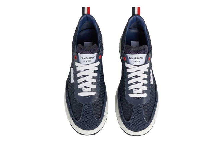 Lookbook THOM BROWNE 低筒繫帶運動鞋 海軍藍