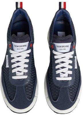 Thom Browne Low Top Sneaker 'Navy' MFD228B03193415 Lookbook Thom Browne Low Top Sneaker 'Navy' MFD228B03193415