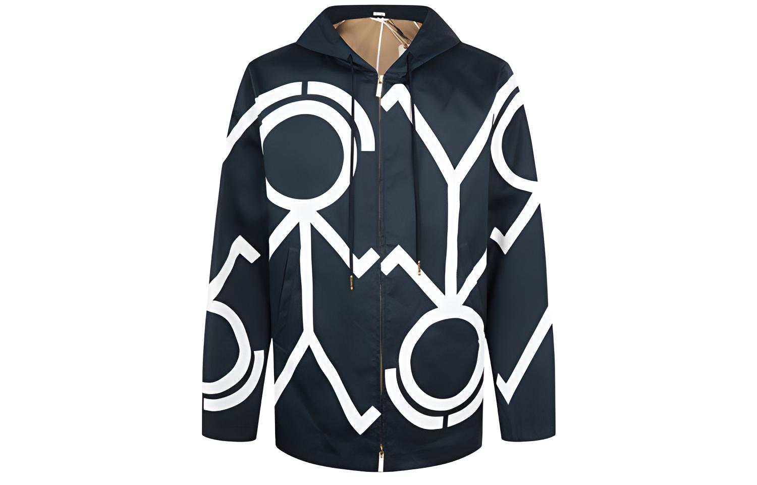 Thom Browne Matchstick Graphic Design Hooded Jacket for Men MOT062E-10071-4151