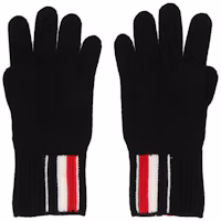 Order THOM BROWNE 極簡時尚手套 黑色 MKG011BY1018001