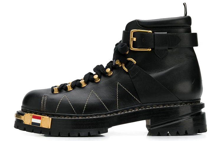 Thom Browne Mountain Boot 'Black Calfskin' MFB150A00003001