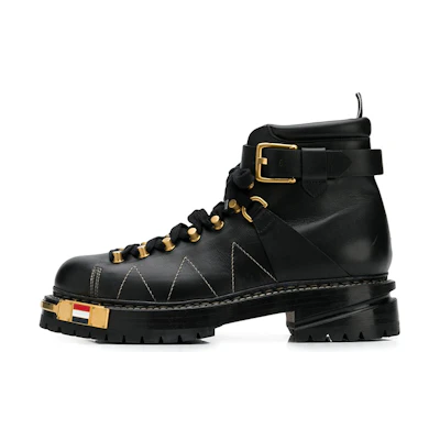 Thom Browne Mountain Boot 'Black Calfskin'
