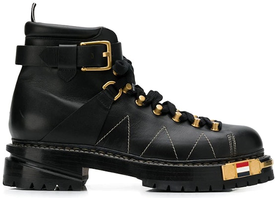 Thom Browne 山地靴 '黑色小牛皮' MFB150A00003001 Order Thom Browne 山地靴 '黑色小牛皮' MFB150A00003001
