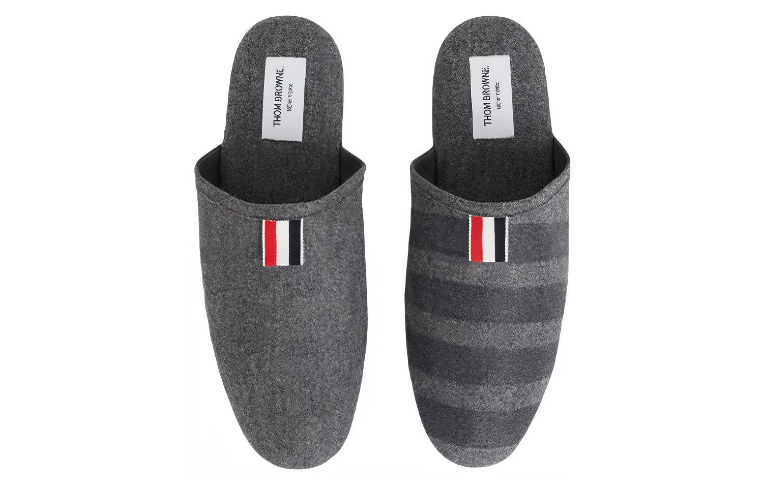 Thom Browne Mule 'Grey Wool Cashmere' 圖 3