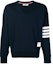 Buy Thom Browne Navy 4-Bar Striped Crewneck Sweatshirt Pria Navy MJT158A-00535-415