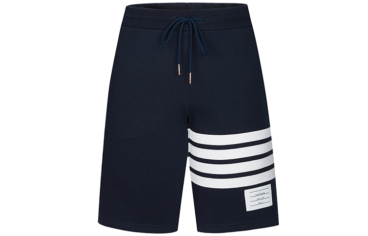 Order 汤姆·布朗 海军蓝经典条纹休闲短裤 男女同款系列 MJQ012H-00535-461