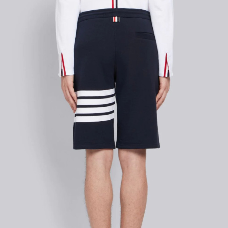 Details for 汤姆·布朗 海军蓝经典条纹休闲短裤 男女同款系列 MJQ012H-00535-461