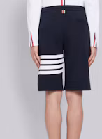 Details for THOM BROWNE Navy Classic Striped Celana Pendek Kasual Unisex Koleksi. MJQ012H-00535-461