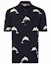 Order THOM BROWNE Navy Dolphin Print Kaos Polo Lengan Pendek. MJP078A-06463-415