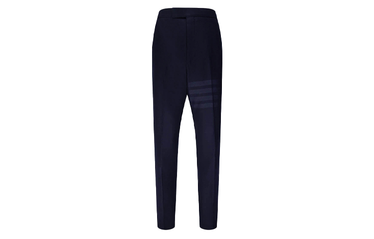 Thom Browne Navy Four-Stripe Casual Pants MTC001A-06393-415