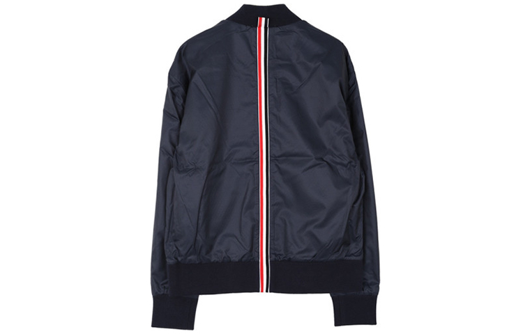 Lookbook Thom Browne Navy Jacket with Central Back Stripe for Men MJT171A-03215-415