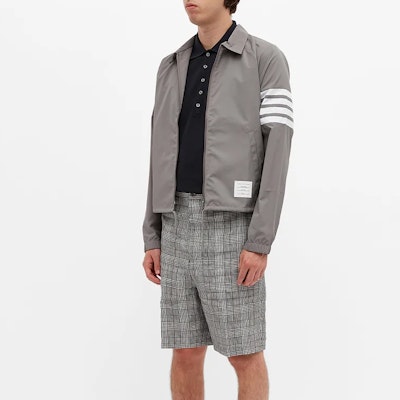 THOM BROWNE Polo Azul Marino con Cuatro Rayas Laterales MJP110A00050-415 Lookbook THOM BROWNE Polo Azul Marino con Cuatro Rayas Laterales MJP110A00050-415