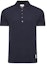 Order Thom Browne Polo Azul Marino con Detalle de Raya Central en la Espalda. MJP042A-00050-415