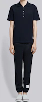 Sizing Thom Browne 深藍色後背條紋細節POLO衫 MJP042A-00050-415