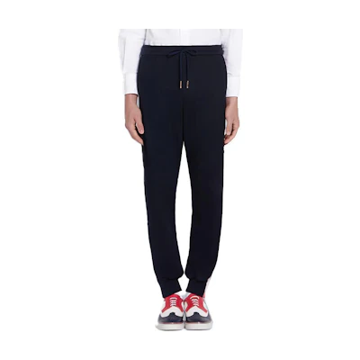 Thom Browne Navy Sweatpants with Side Stripes MJQ091A-6168-415