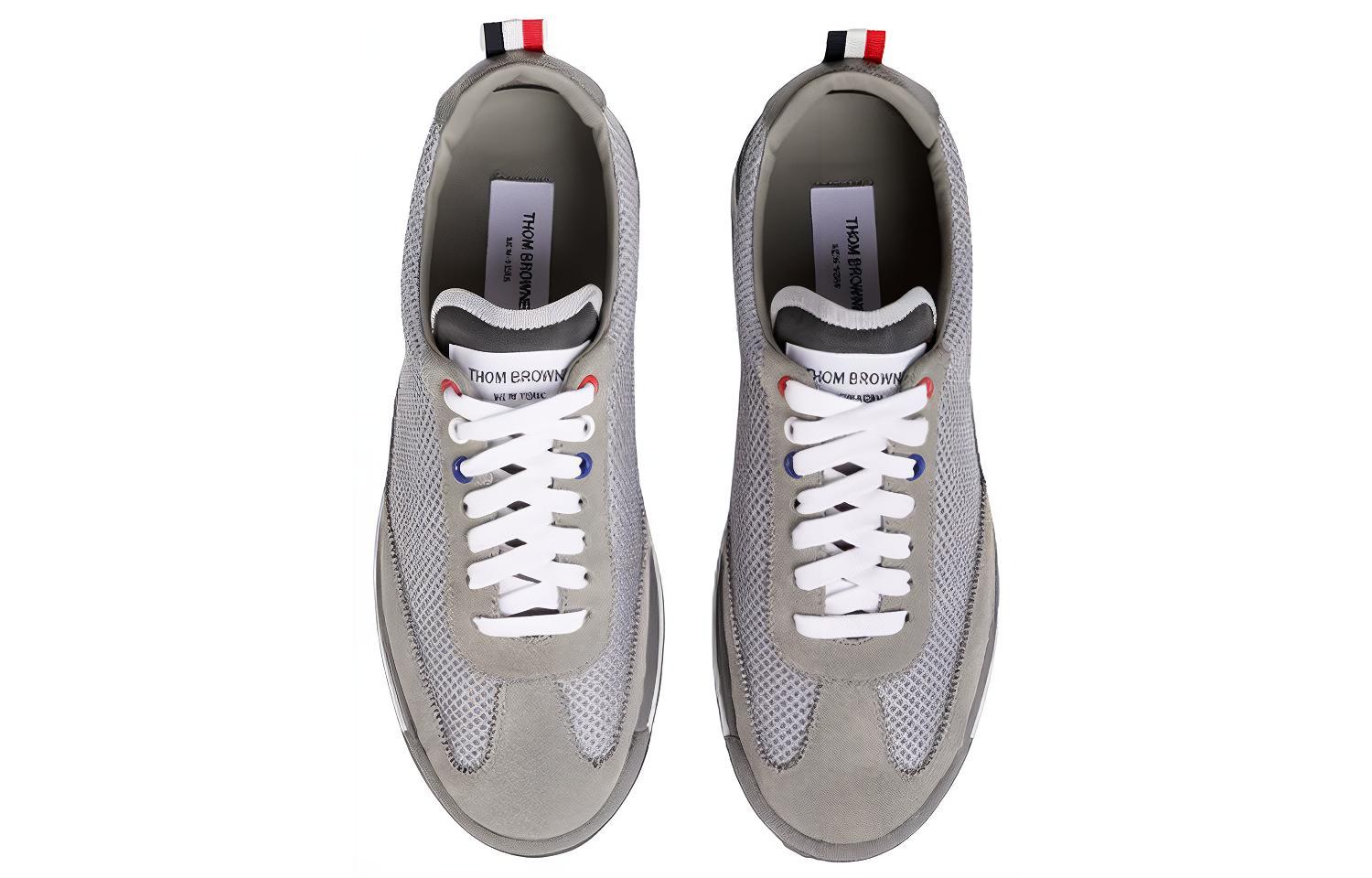 Lookbook 톰브라운 그레이 나일론 테크 스니커즈 MFD180C06552055