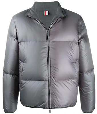 Thom Browne 尼龙拉链宽松版夹克 - 中灰色 MJD078X-05411-035 Order Thom Browne 尼龙拉链宽松版夹克 - 中灰色 MJD078X-05411-035